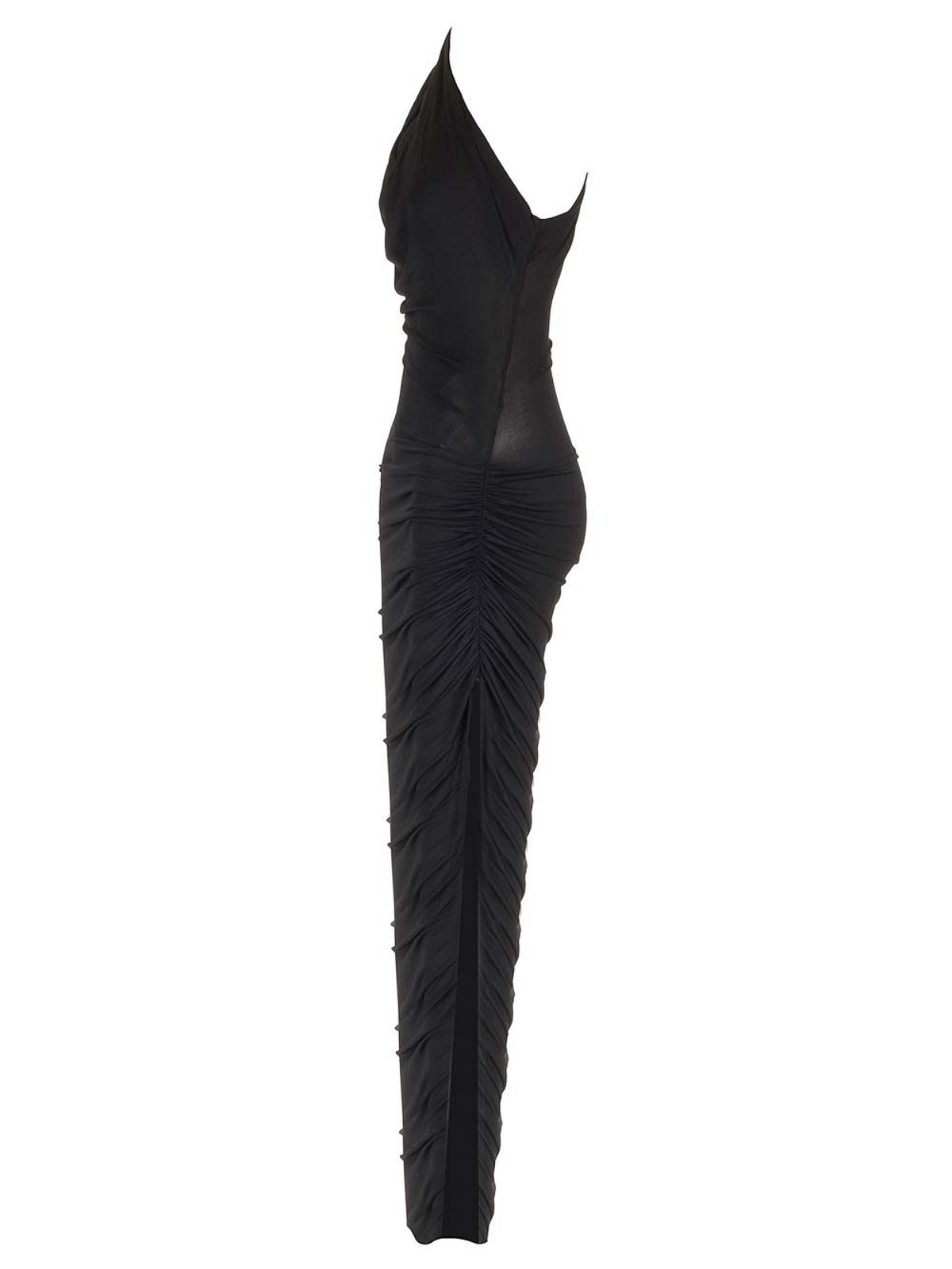 Rick Owens Hydra Aaliah Long Dress In Black