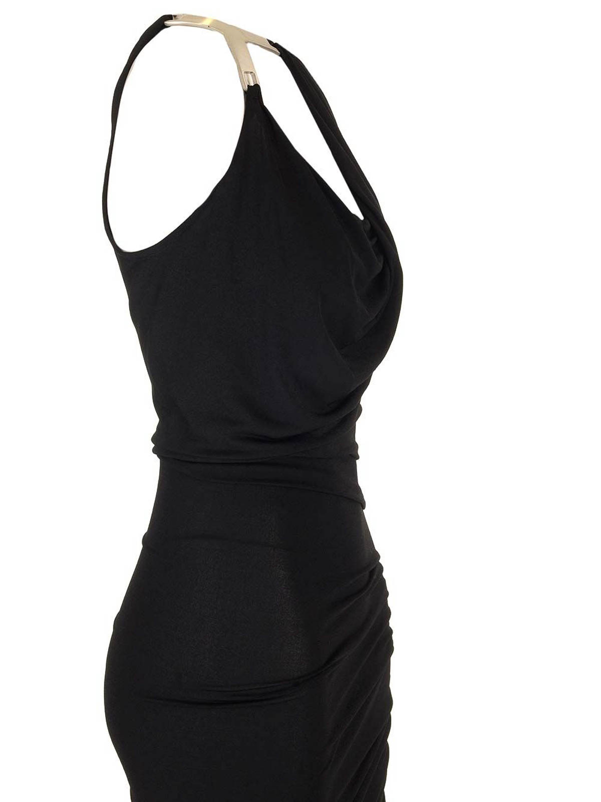 Rick Owens Hydra Aaliah Long Dress In Black