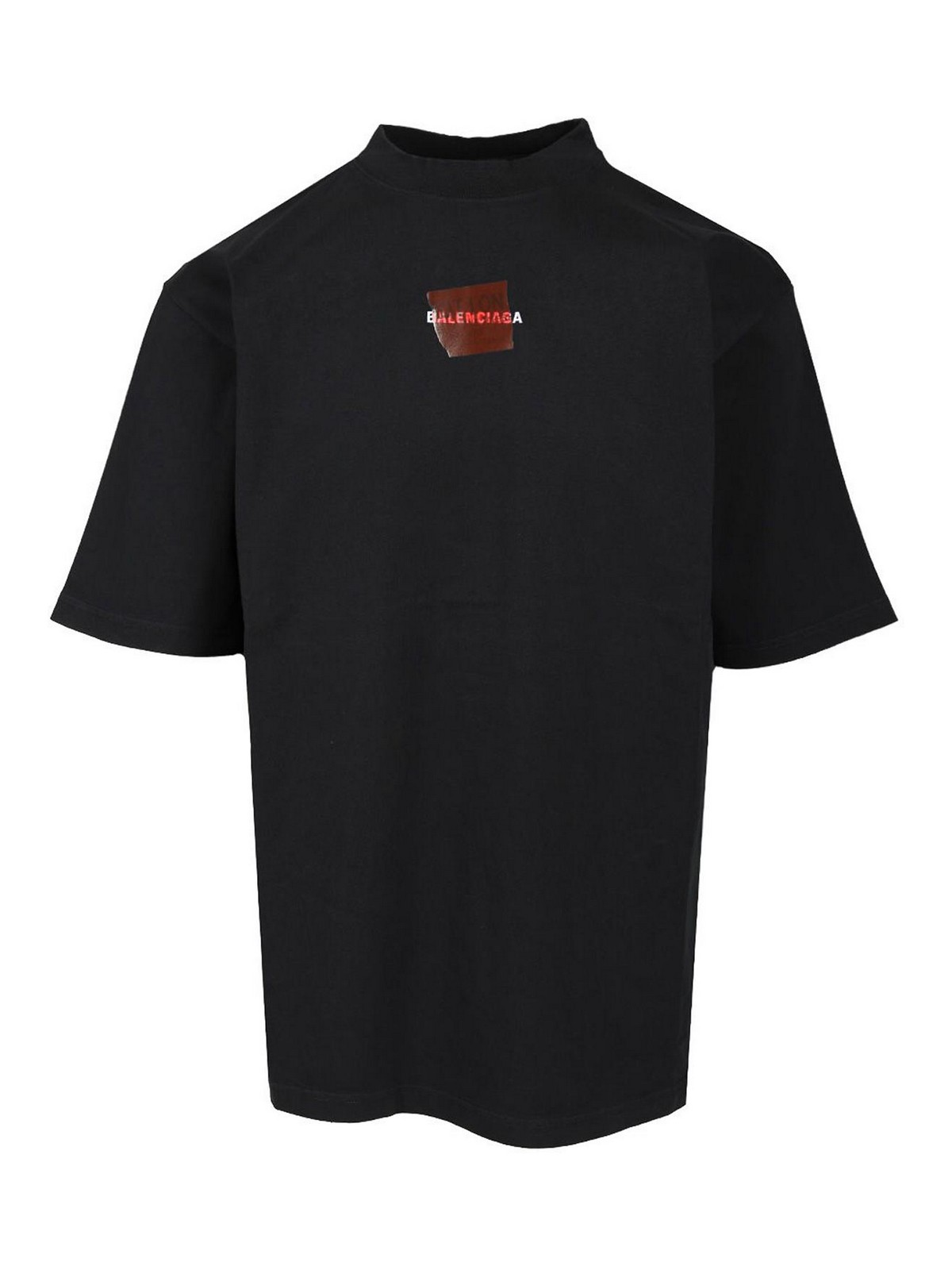 Balenciaga Oversized T-Shirt - Black - Men|764235TSVG28737