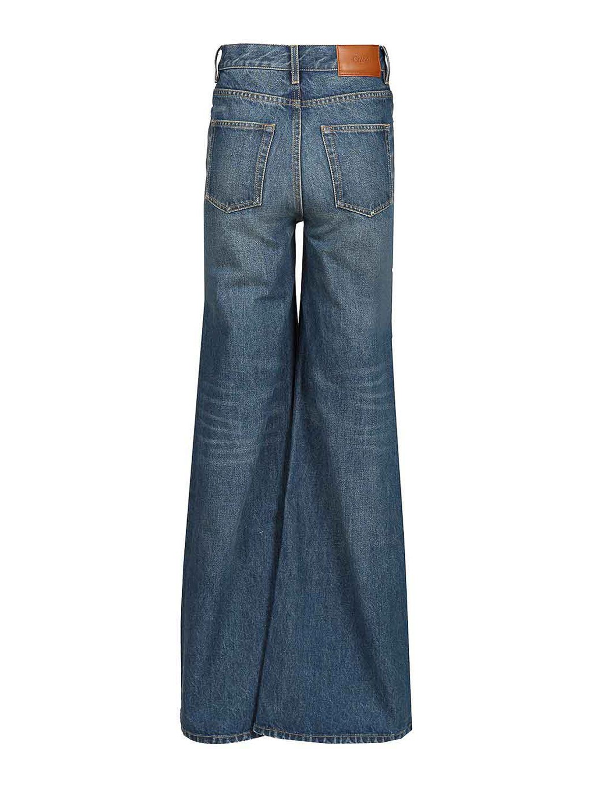 Chloé Flared Jeans In Blue
