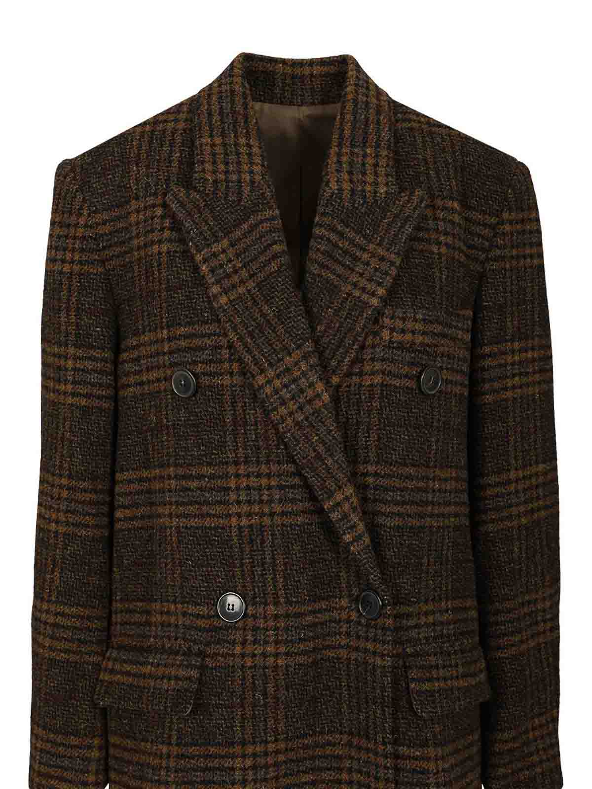 Isabel Marant Étoile Long Coat In Green