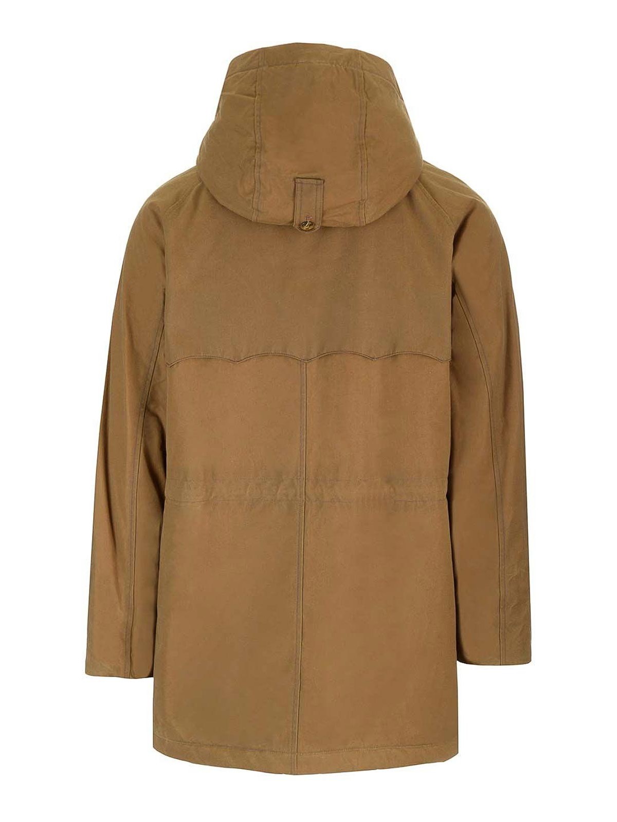 Baracuta Hooded Casual Jacket In Brown