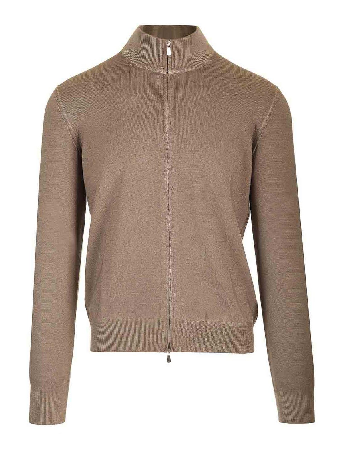 Barba Napoli Cardigan In Gray