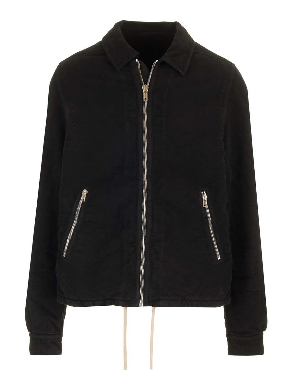Drkshdw Padded Cotton-moleskin Jacket In Black