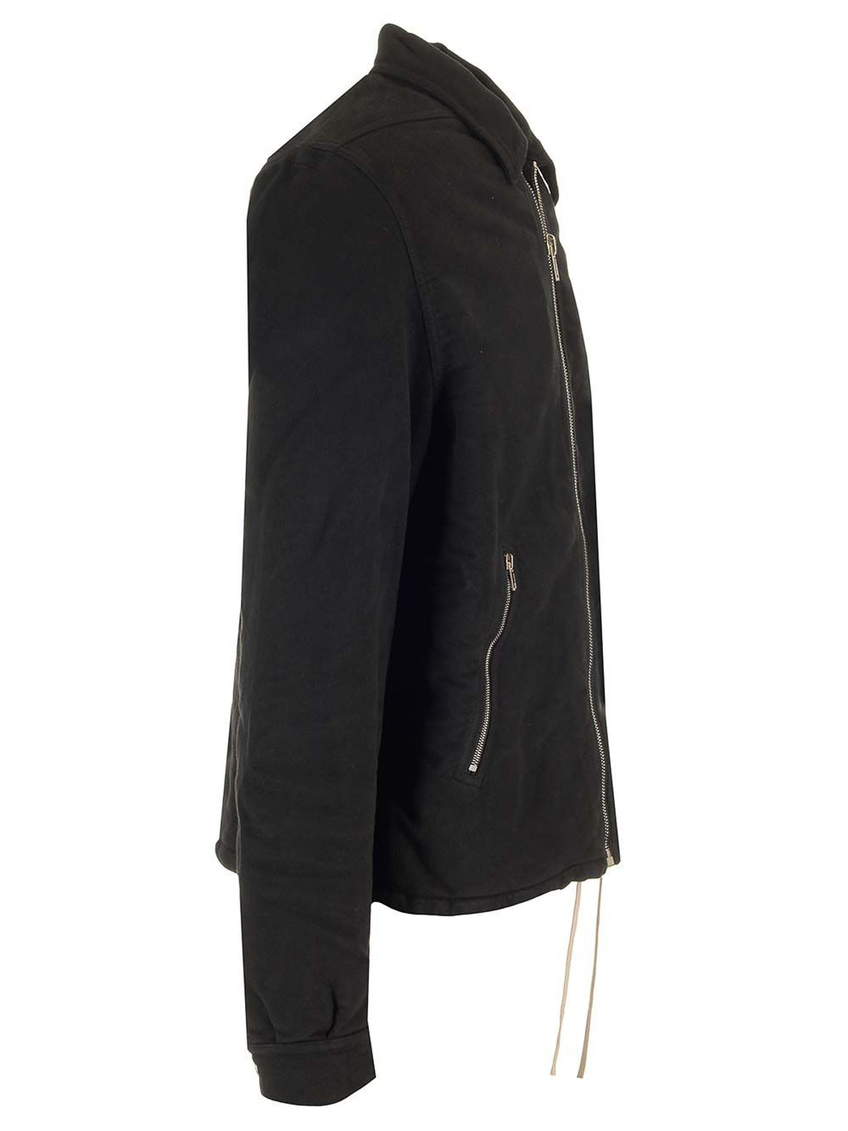 Drkshdw Padded Cotton-moleskin Jacket In Black