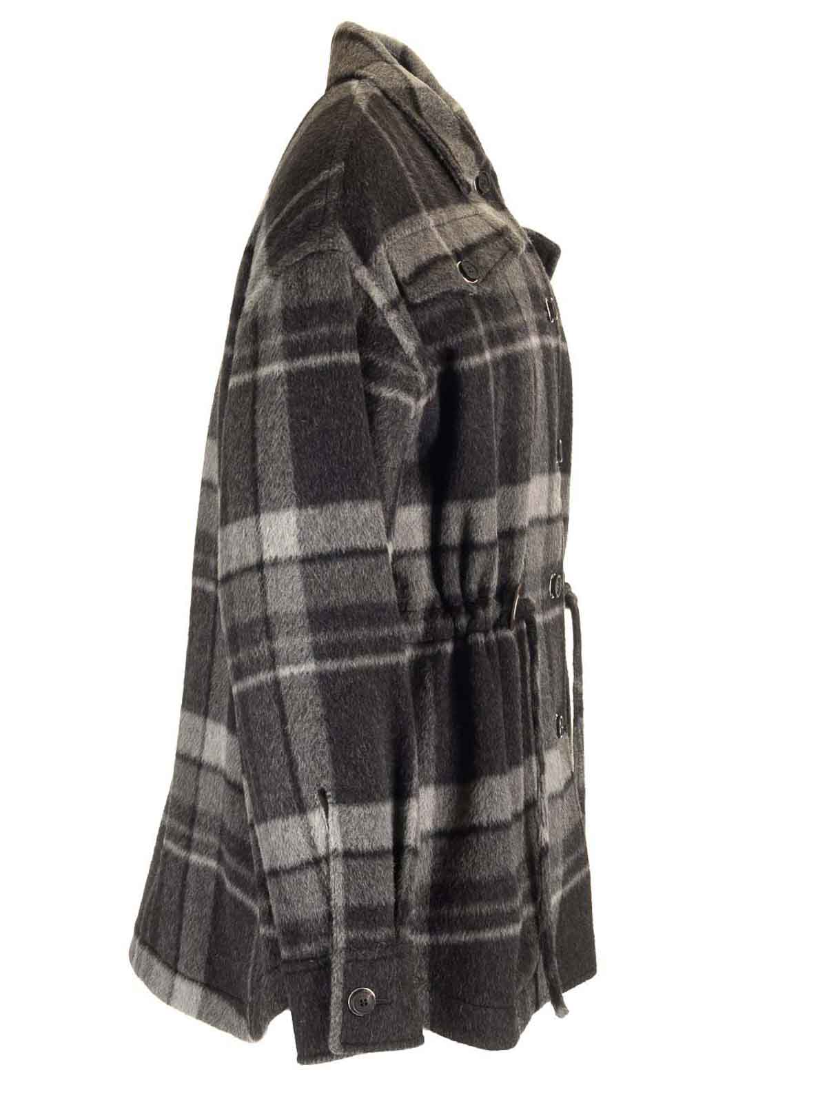 Durazzi Milano Checked Casual Jacket In Brown