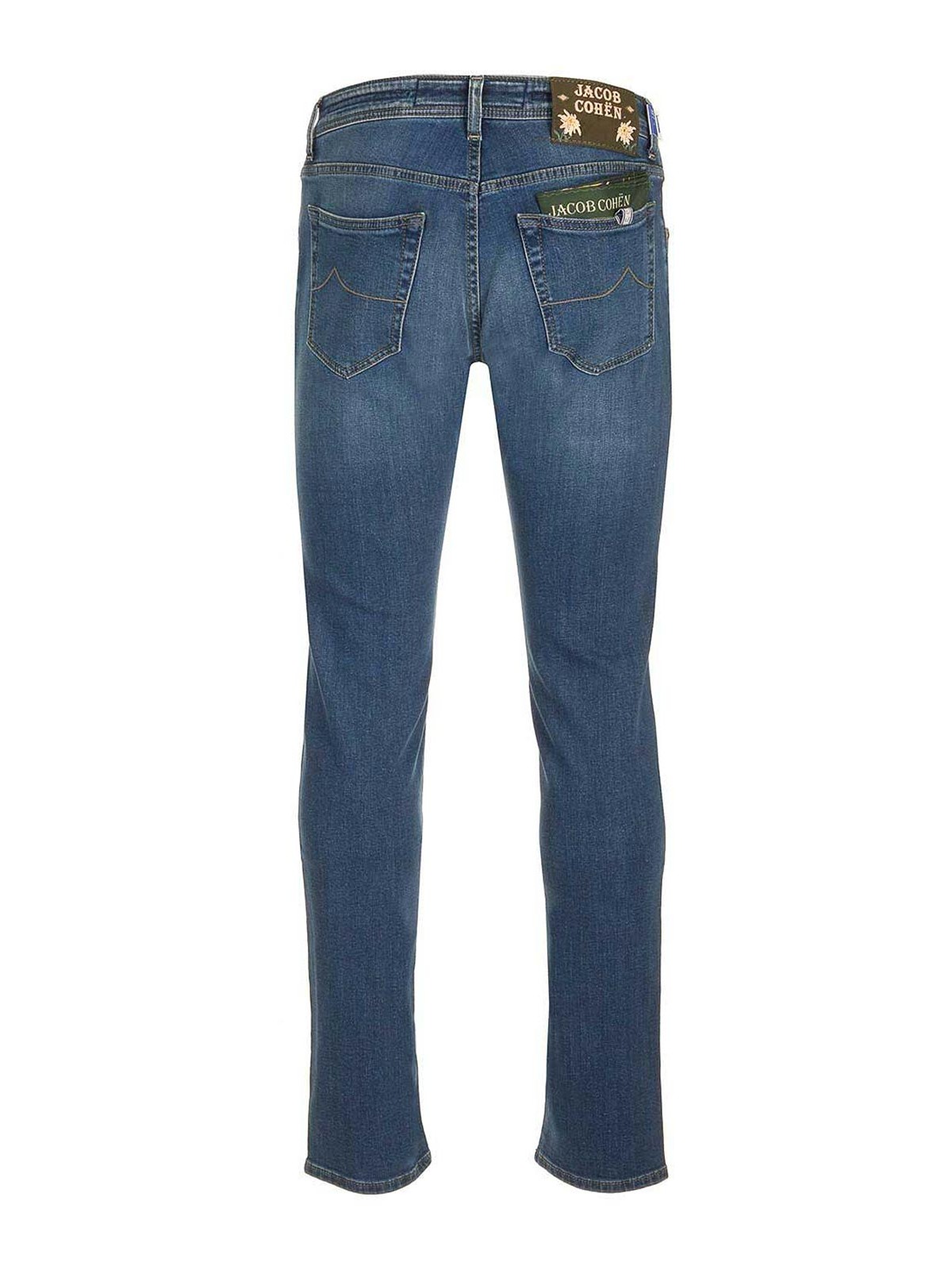 Jacob Cohen Super Slim Fit  Jeans In Blue