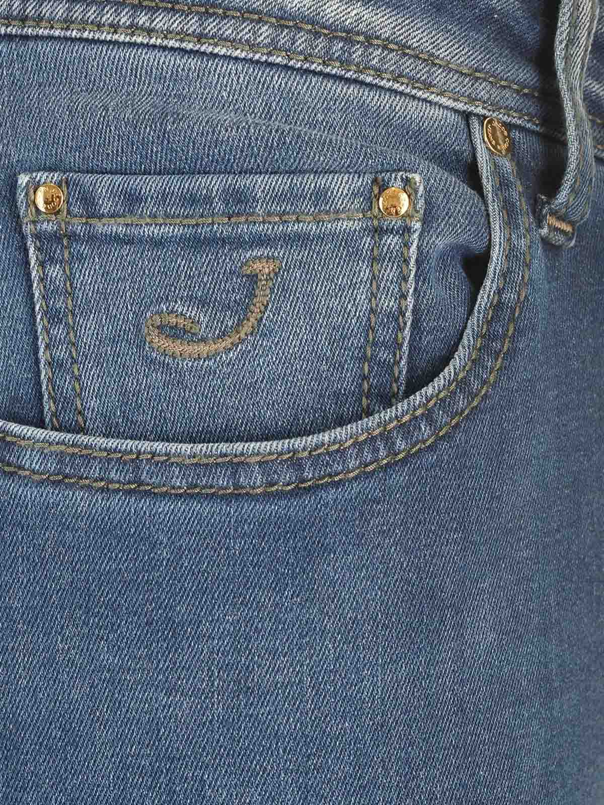 Jacob Cohen Super Slim Fit  Jeans In Blue