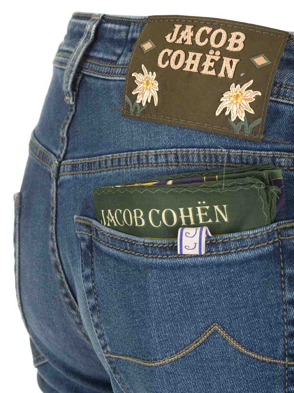 Jacob Cohen Super Slim Fit  Jeans In Blue