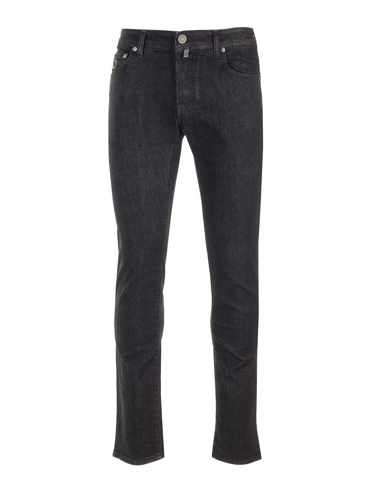 Jacob Cohen Bard Grand Tour Paris Jeans In Black