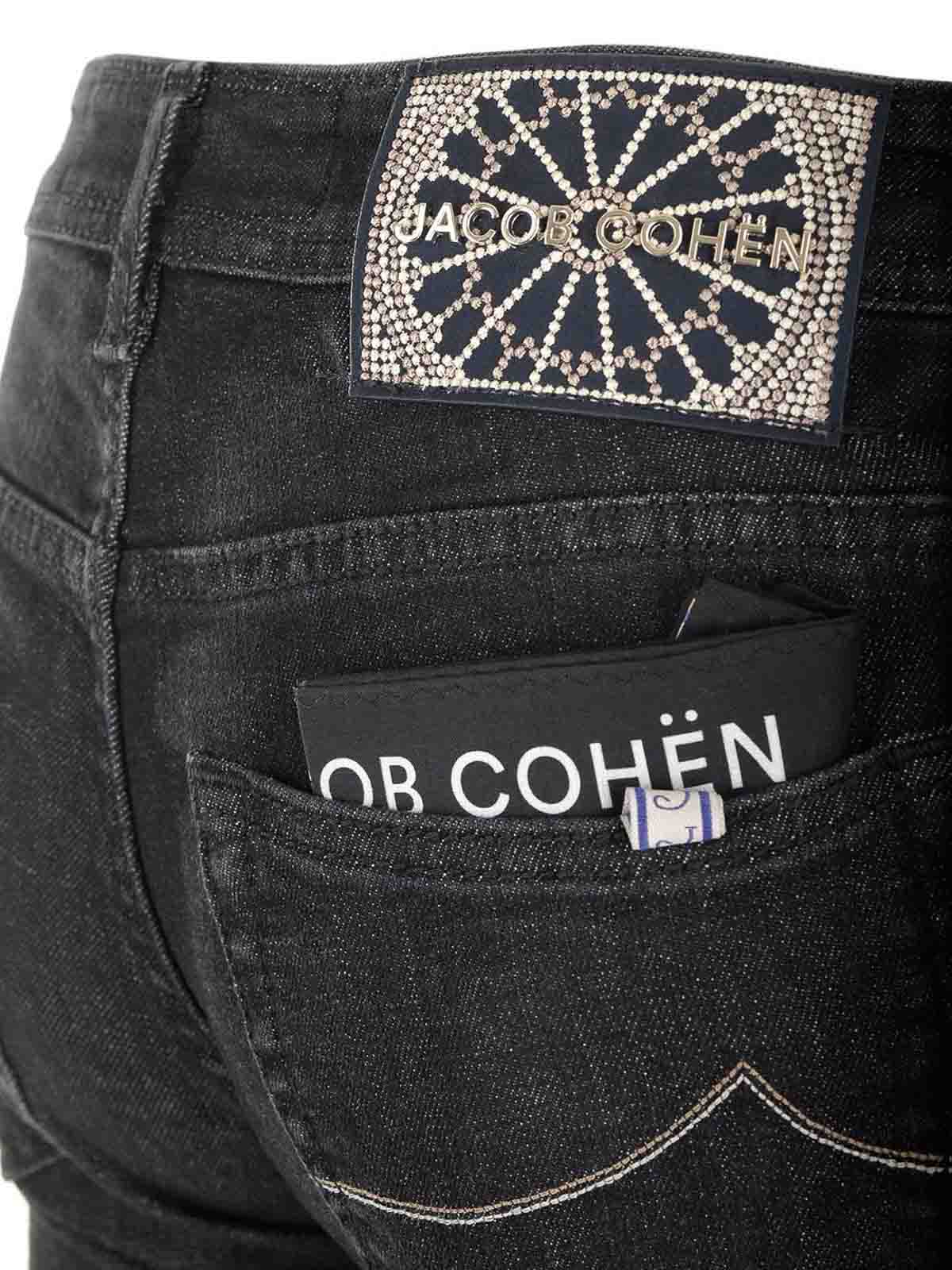 Jacob Cohen Bard Grand Tour Paris Jeans In Black