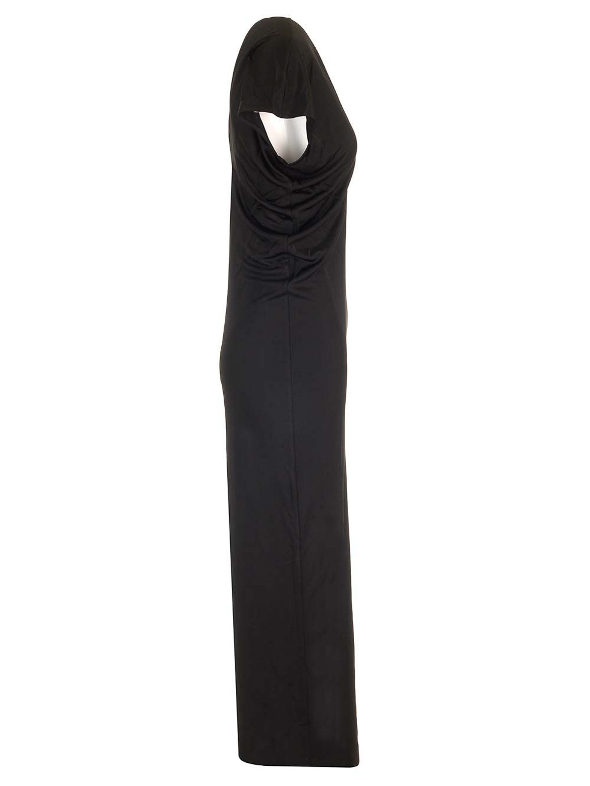 Khaite Ima Midi Dress In Black