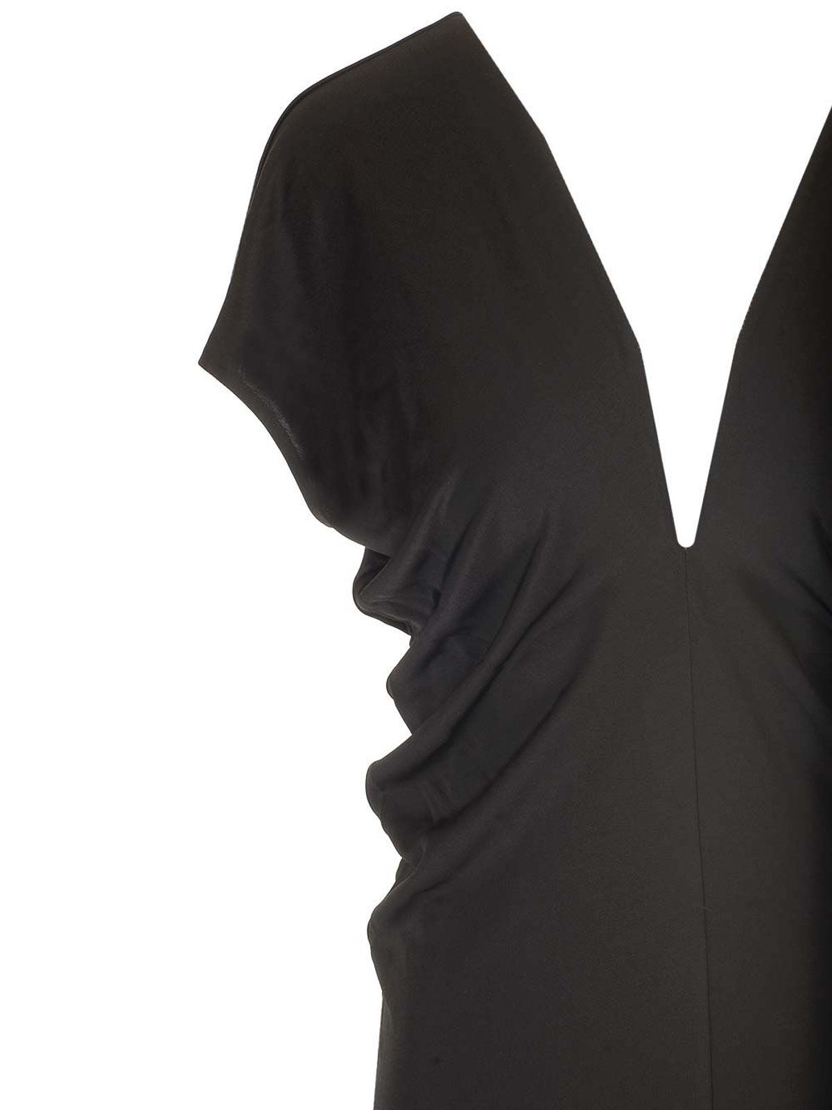Khaite Ima Midi Dress In Black