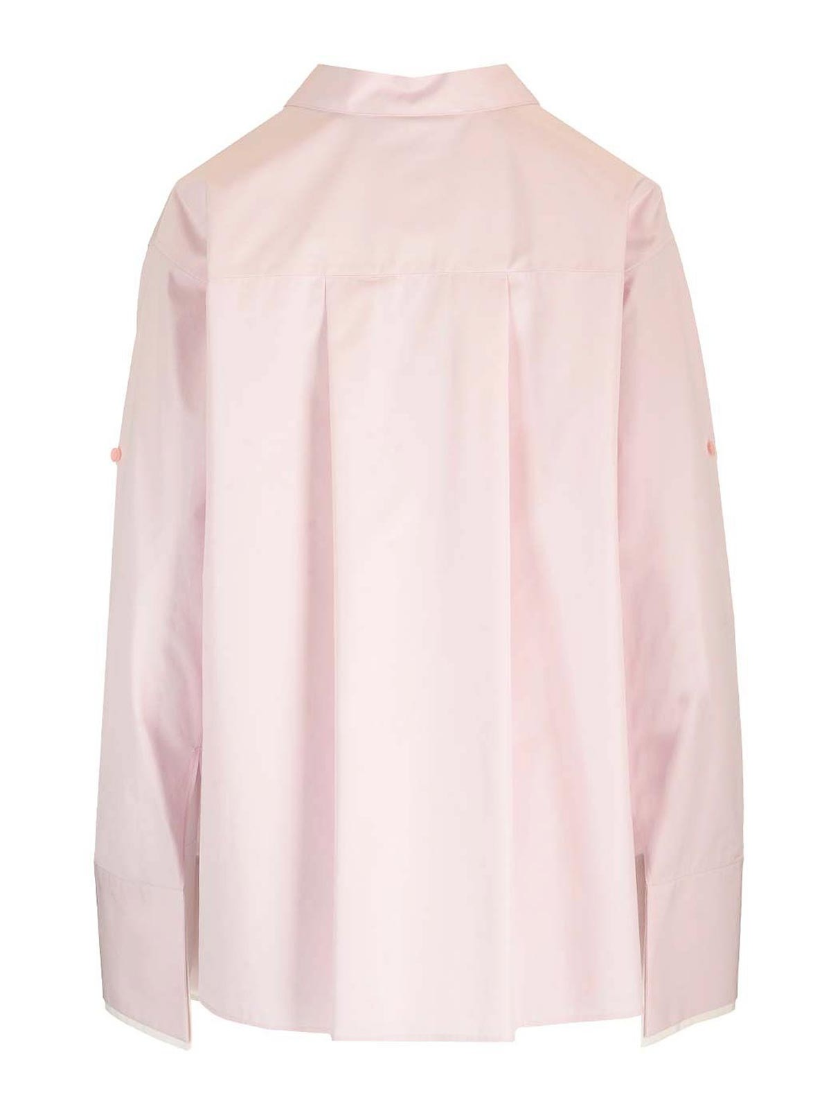 Loewe Cotton Poplin Shirt Classic Rose In Pink
