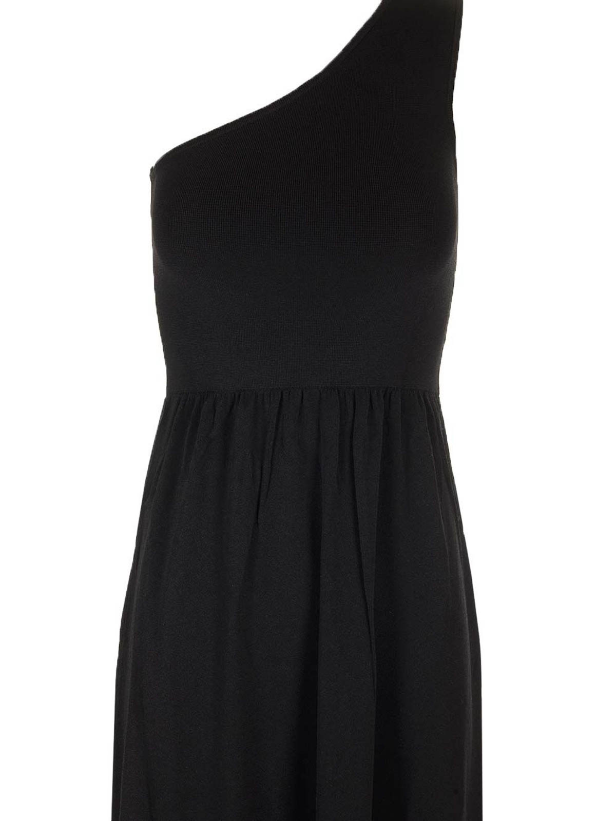 Matteau Asymmetric Knit Dress - Black - Women|ASKDRBLK