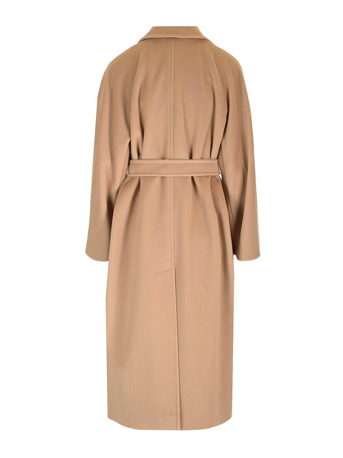 Max Mara Ludmilla Cashmere-felt Coat In Brown