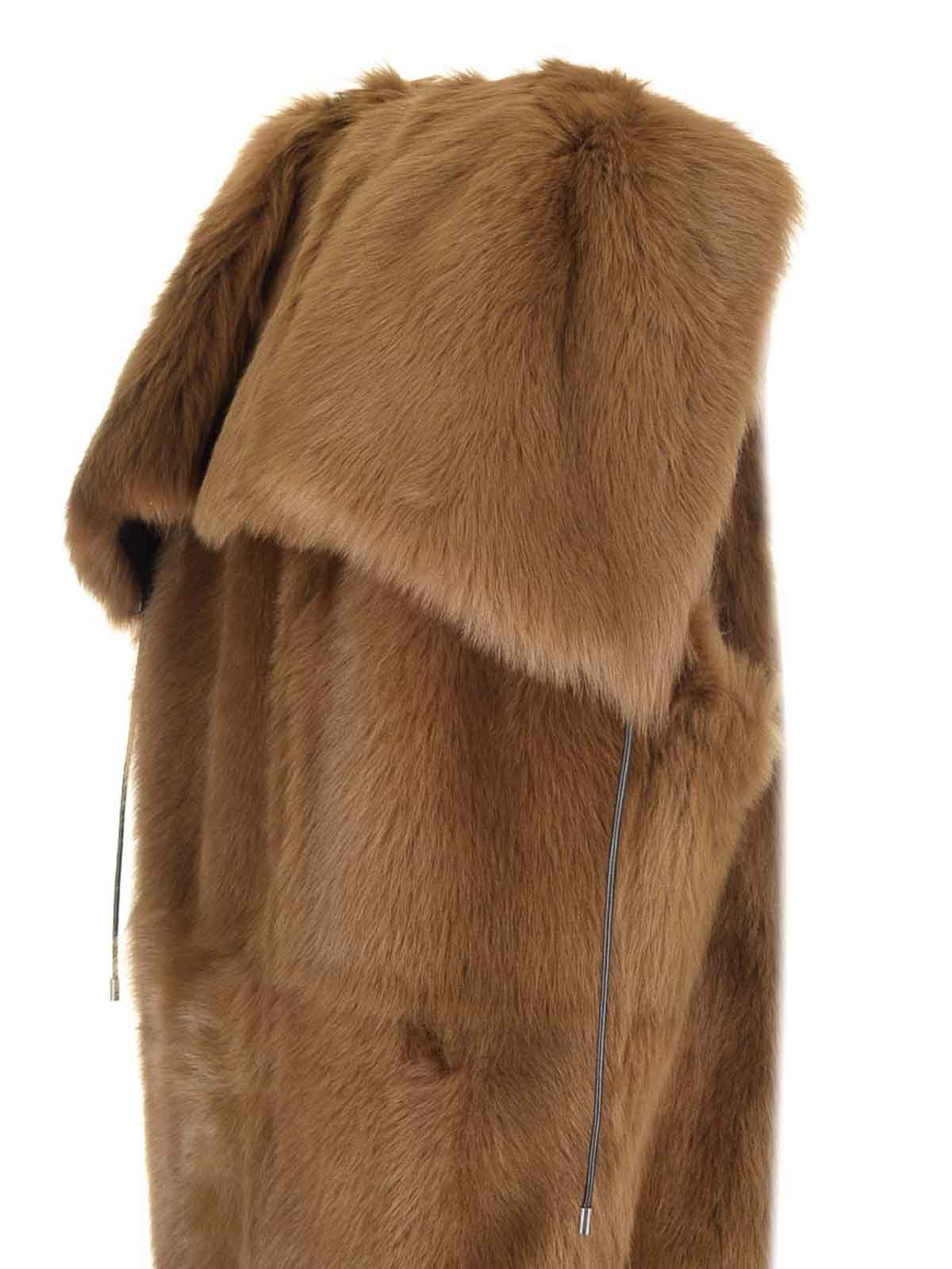 Max Mara Oversized Amica Vest In Brown