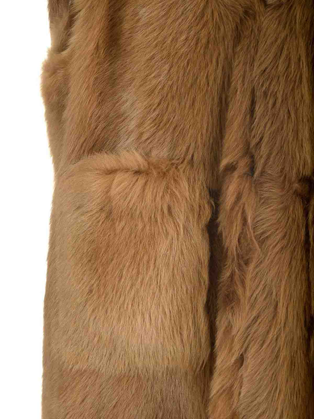 Max Mara Oversized Amica Vest In Brown