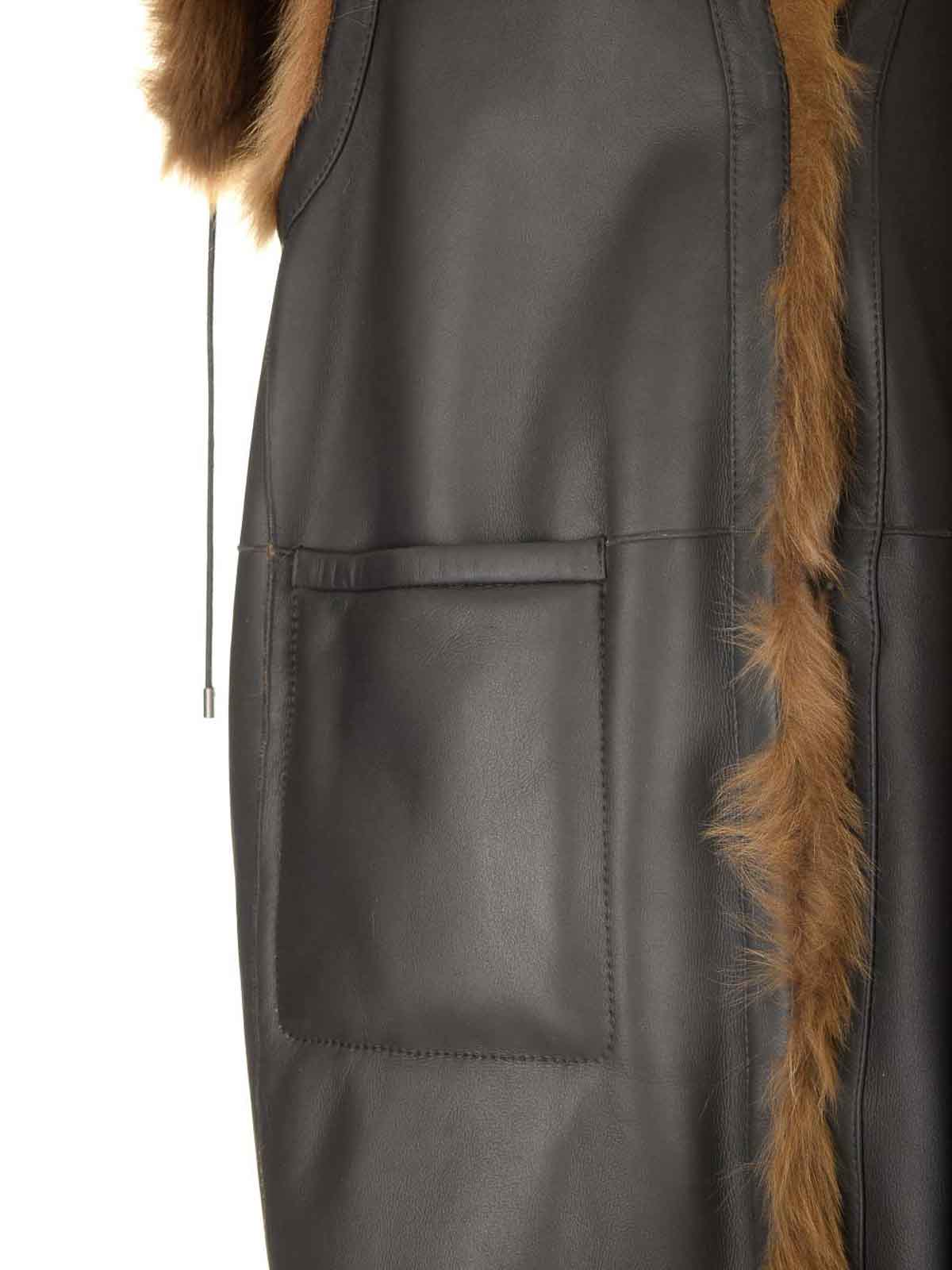 Max Mara Oversized Amica Vest In Brown