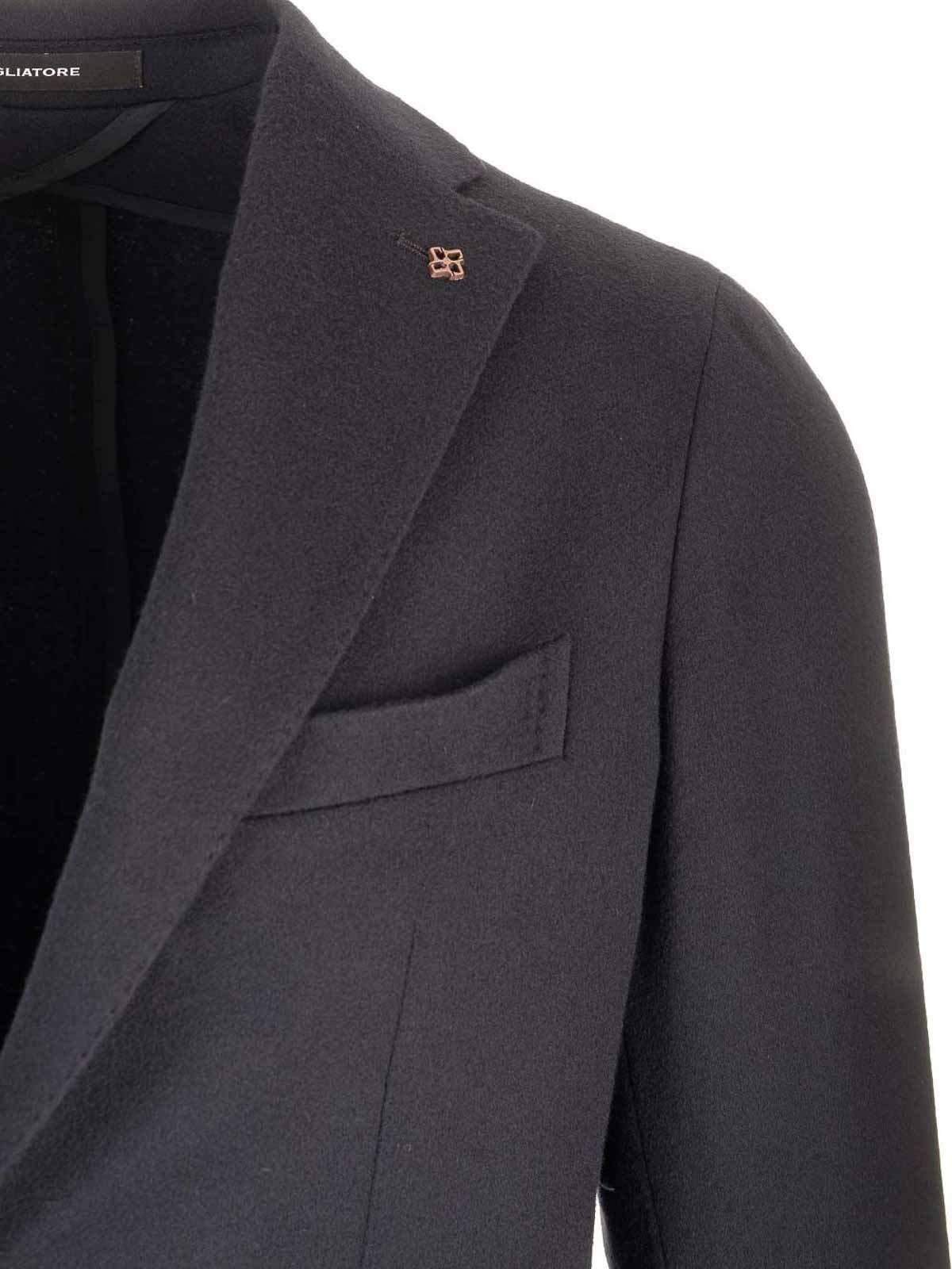 Tagliatore Classic Two-button Montecarlo Blazer In Black