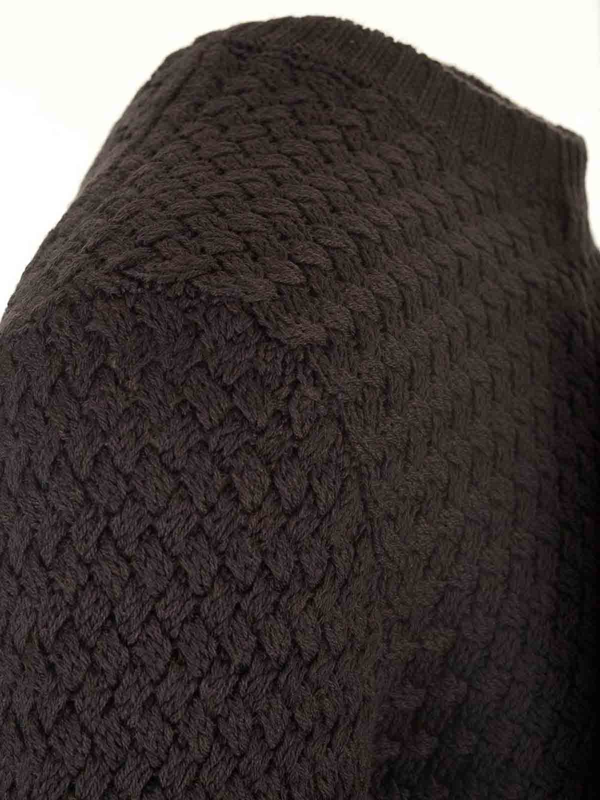 Tagliatore Crew Neck Sweater Knitwear Brown In Brown