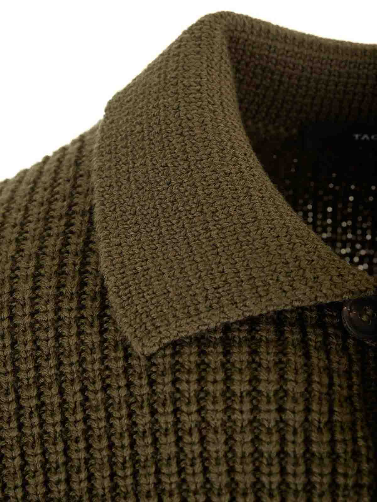 Tagliatore Long-sleeved Sweater In Green