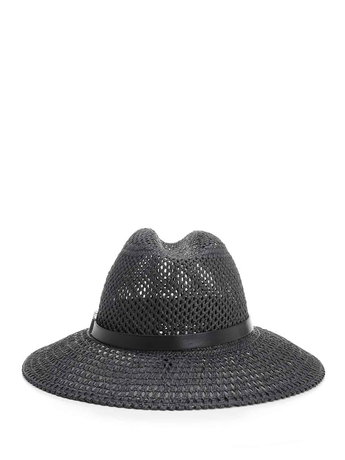 Max Mara Wide Brim Hat Hats Black In Black