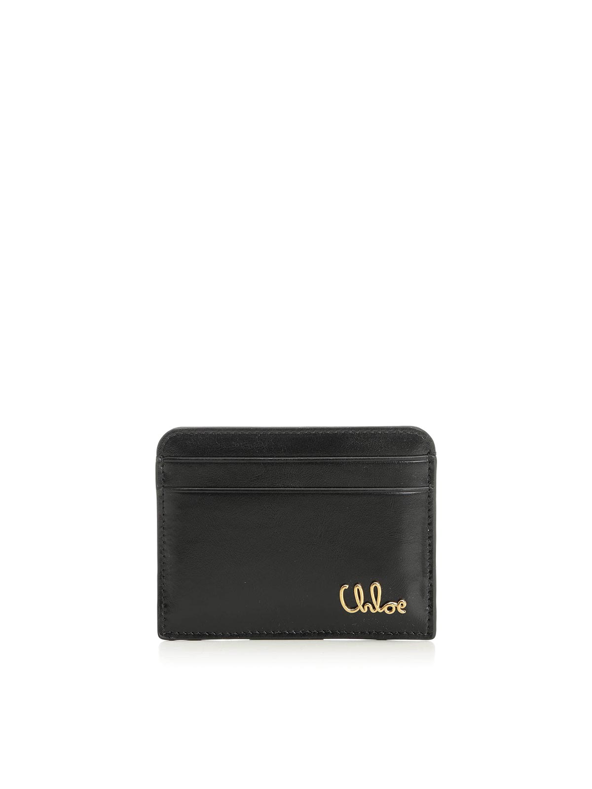 Chloé Chlo Iconic Card Case In Black