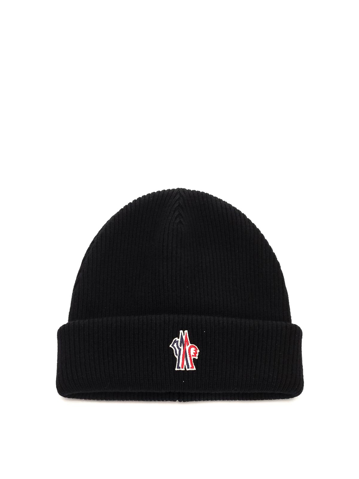 Moncler Wool Hat Hats Black In Black