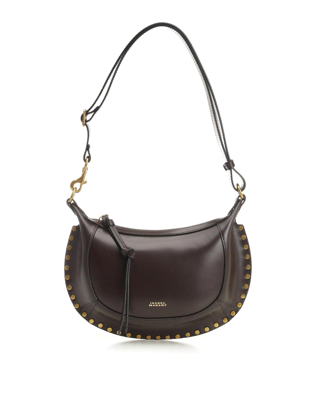 Isabel Marant Oskan Moon Bag In Brown