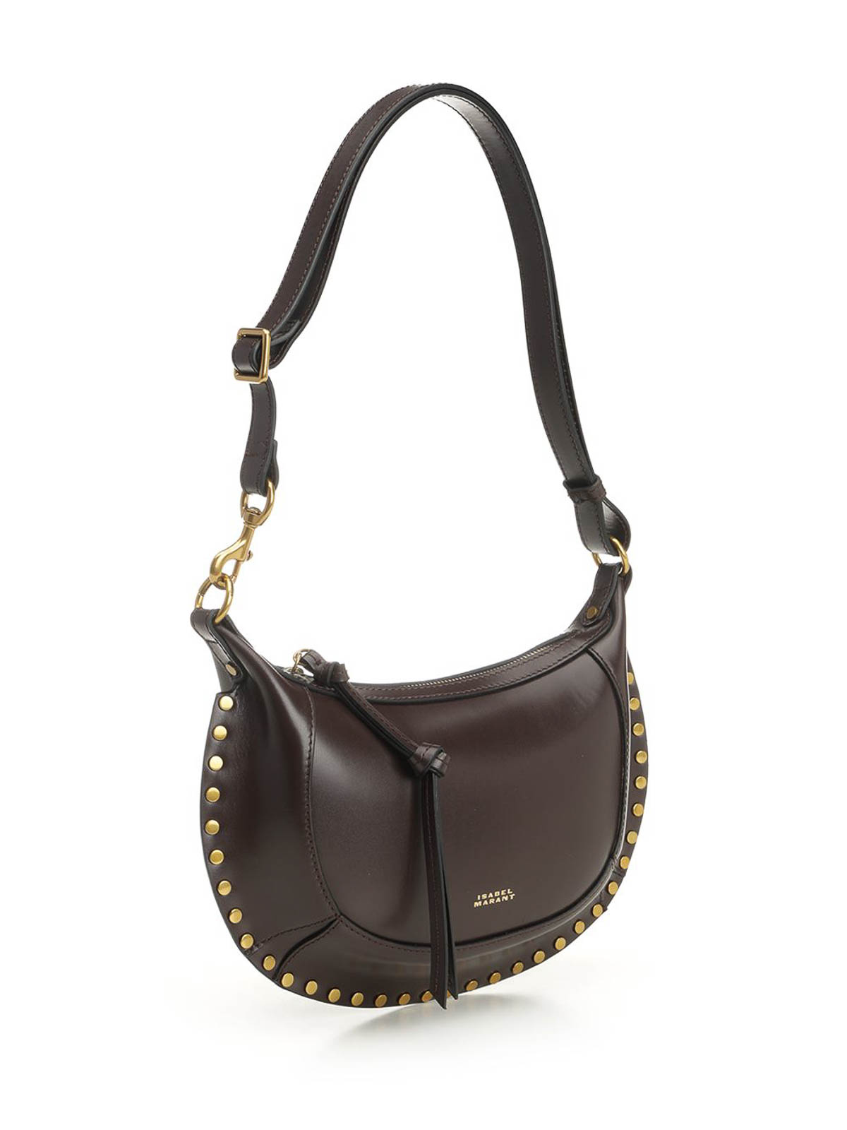 Isabel Marant Oskan Moon Bag In Brown