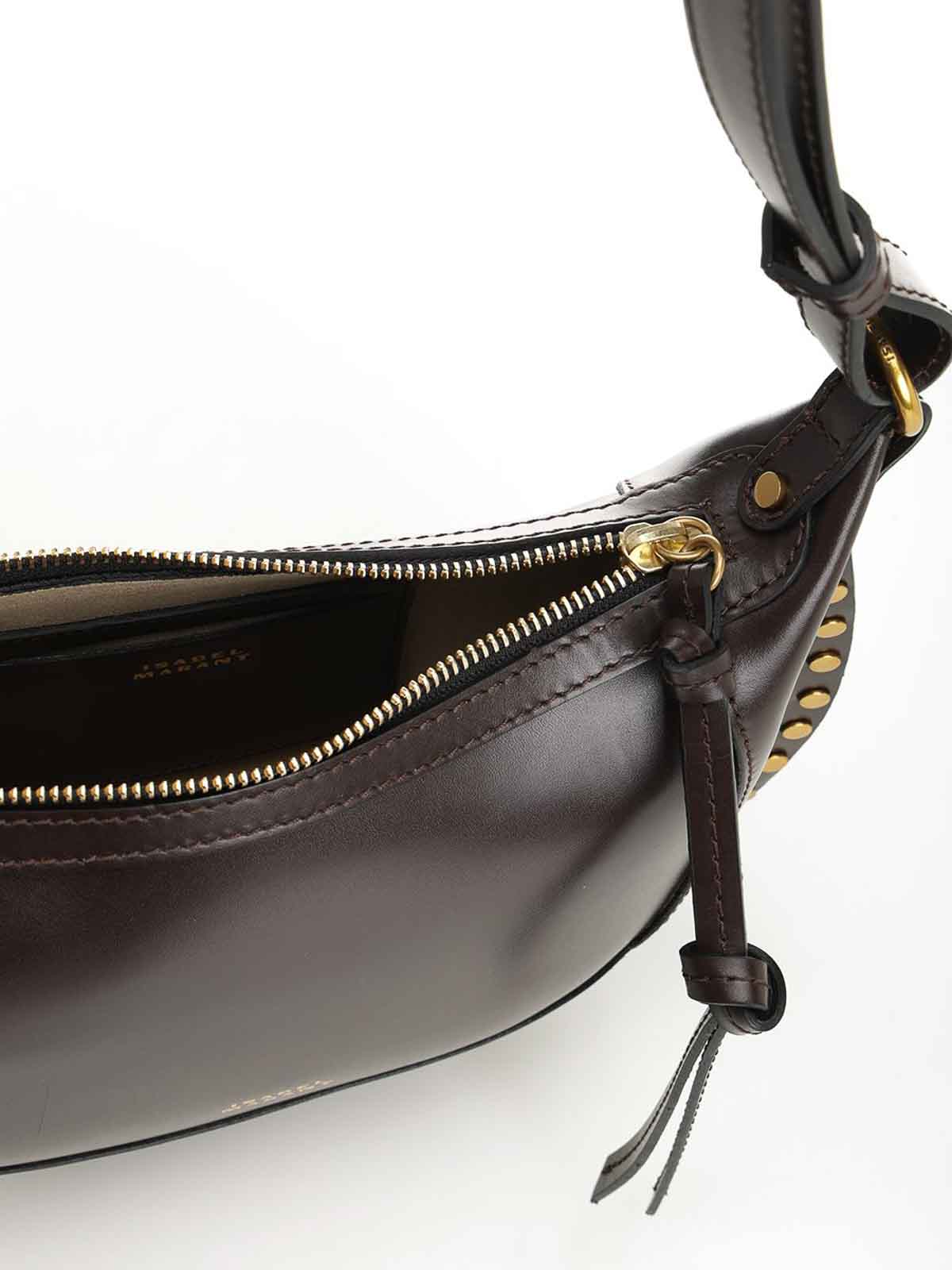 Isabel Marant Oskan Moon Bag In Brown