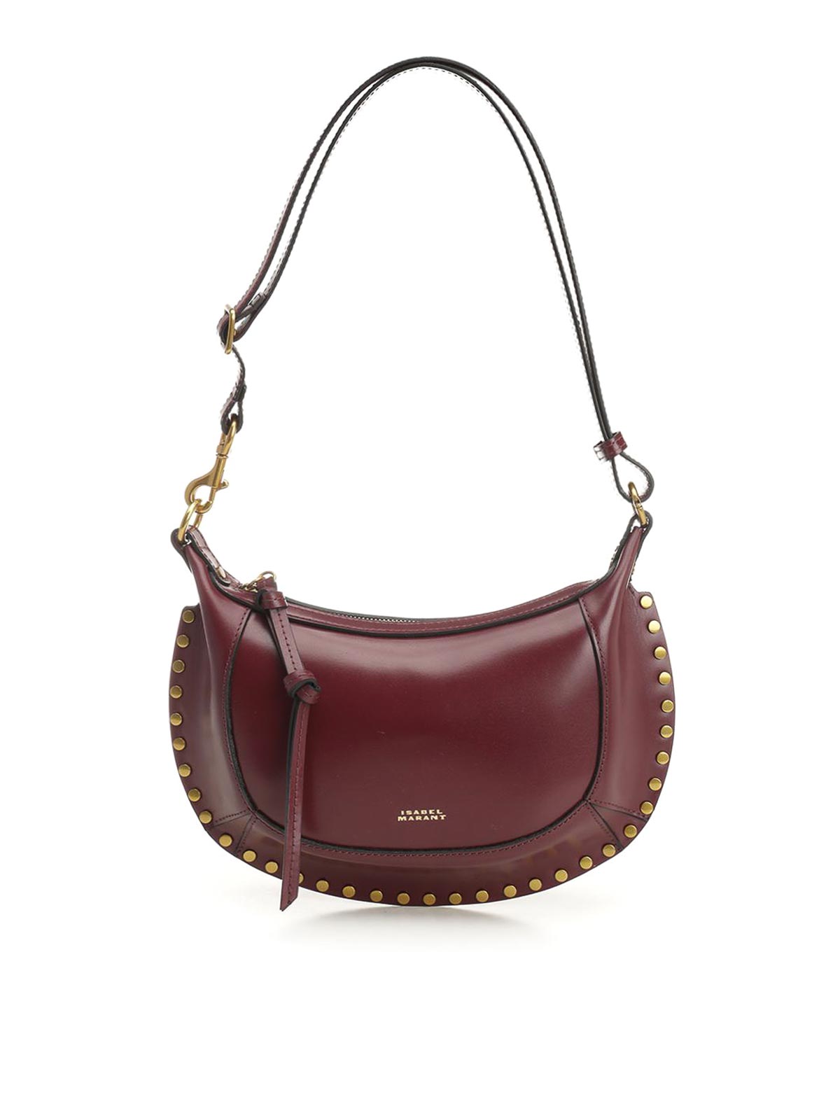 Isabel Marant Oskan Moon Bag In Red