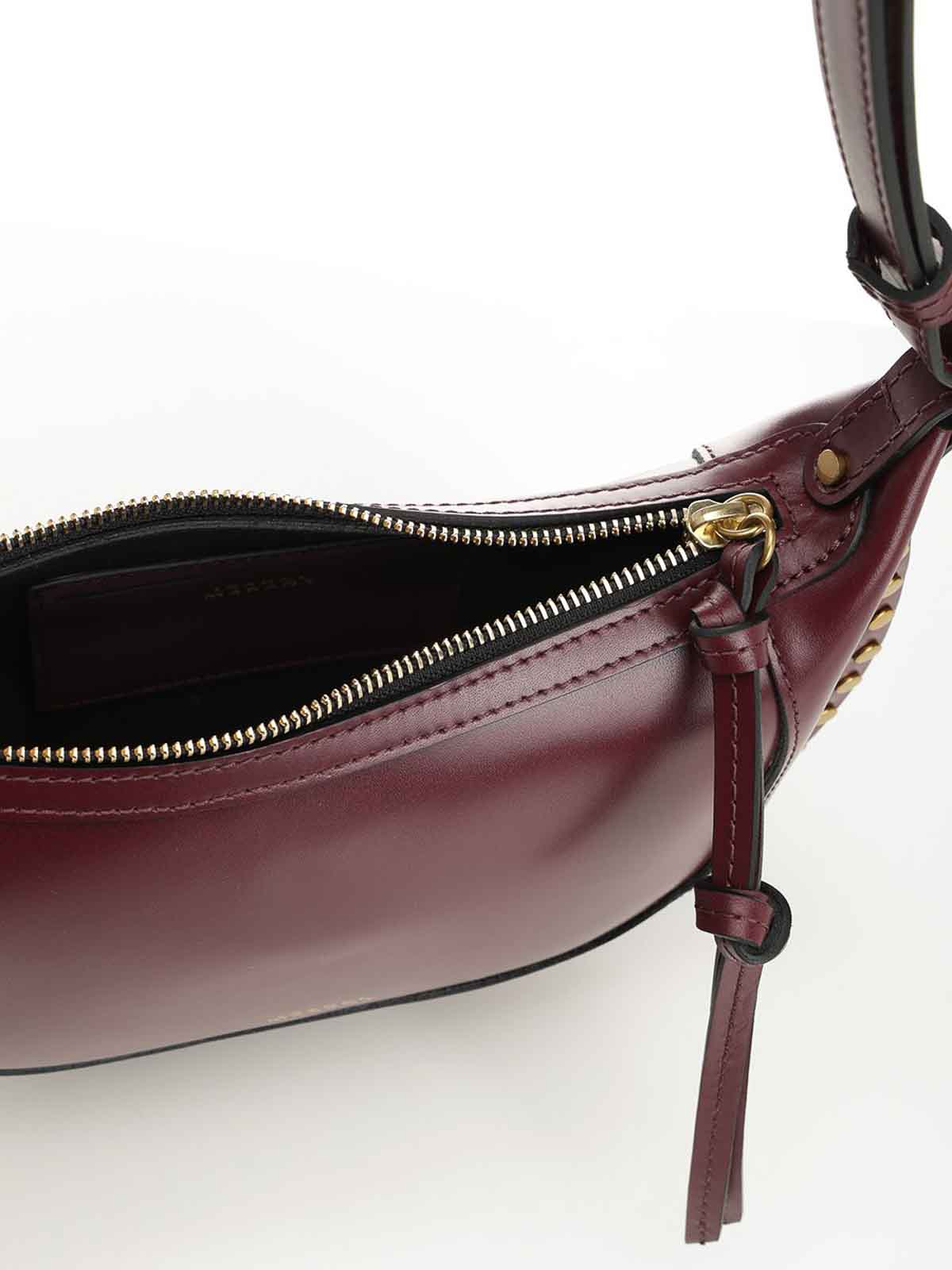 Isabel Marant Oskan Moon Bag In Red