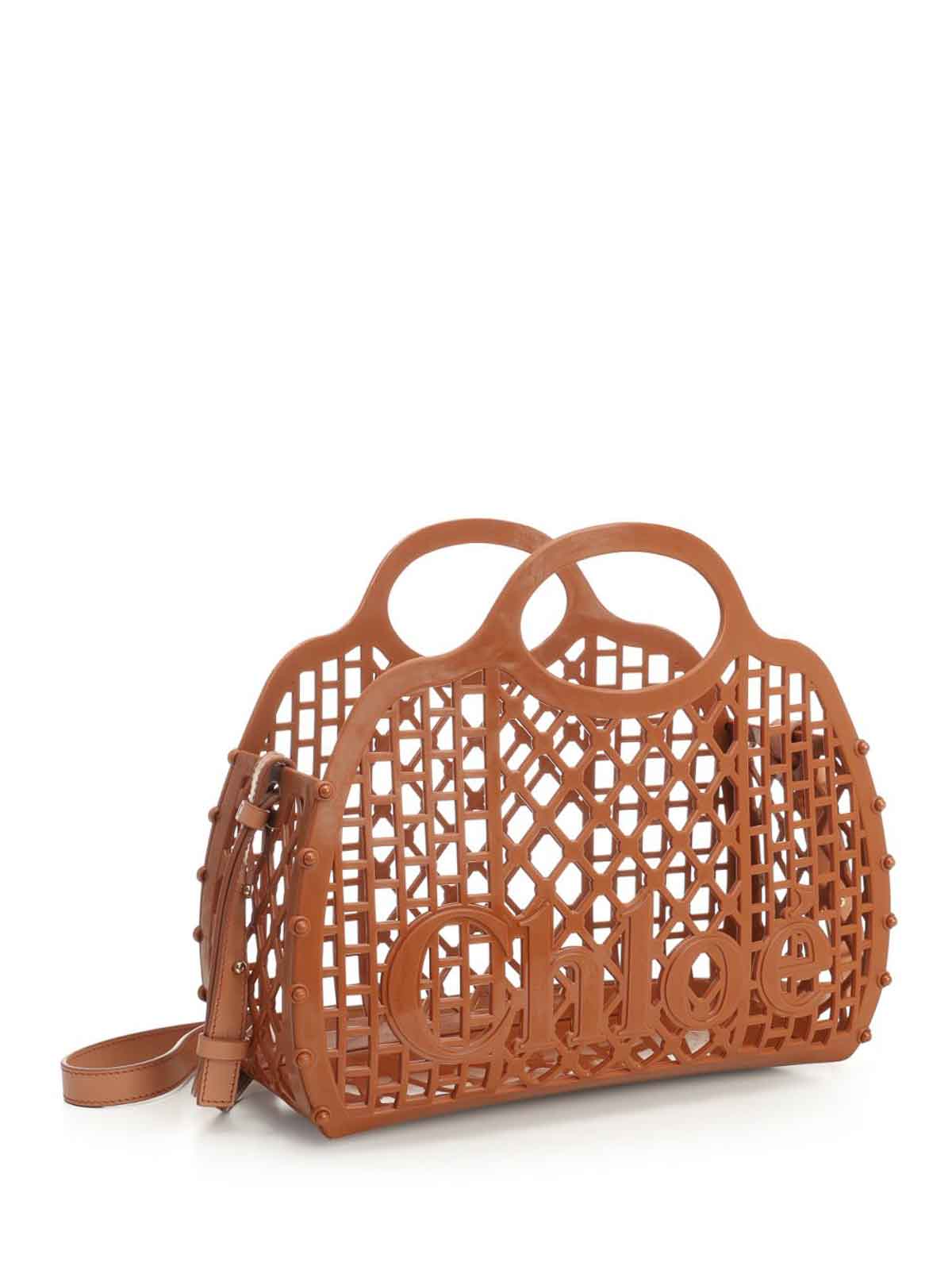 Chloé Tote Bag In Orange