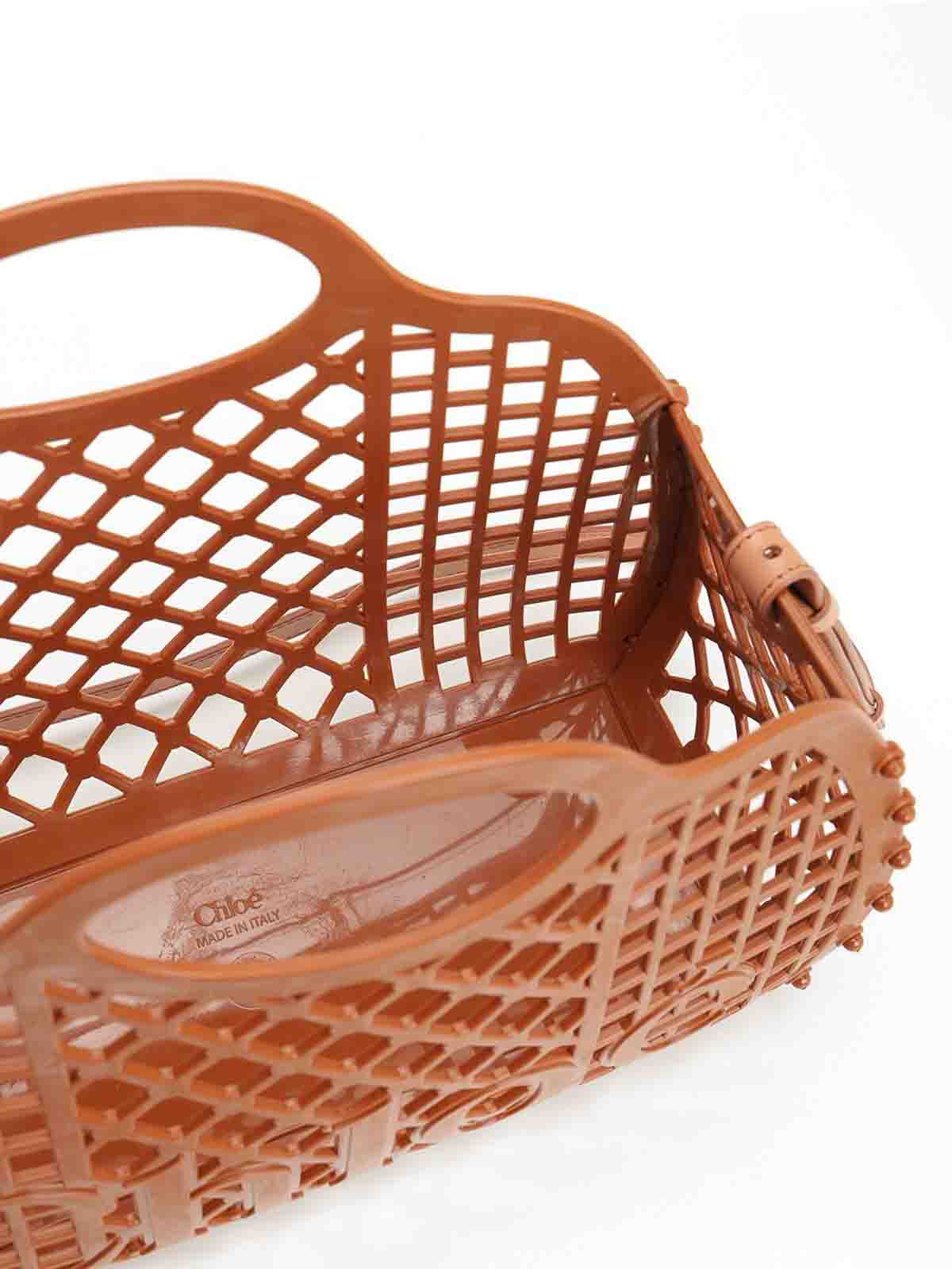 Chloé Tote Bag In Orange