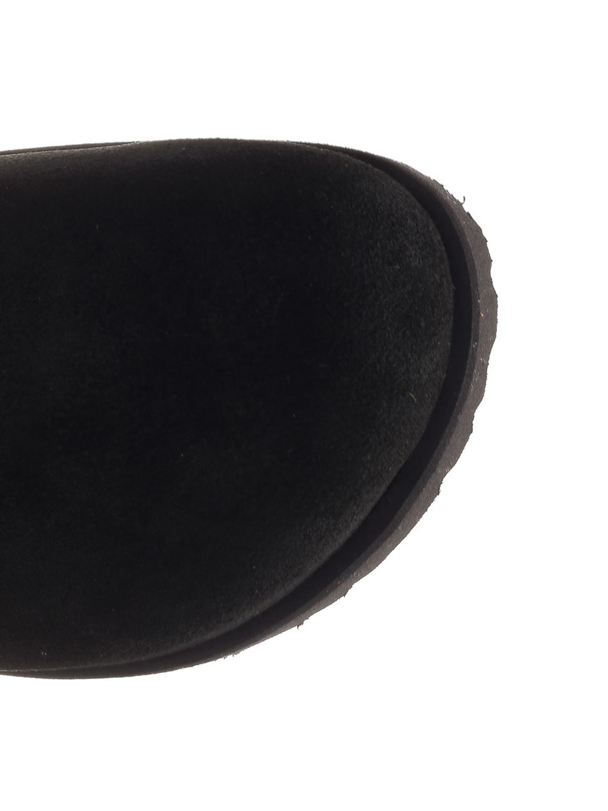 Birkenstock Black And Red Leather Tokio Cazador Flats In Black