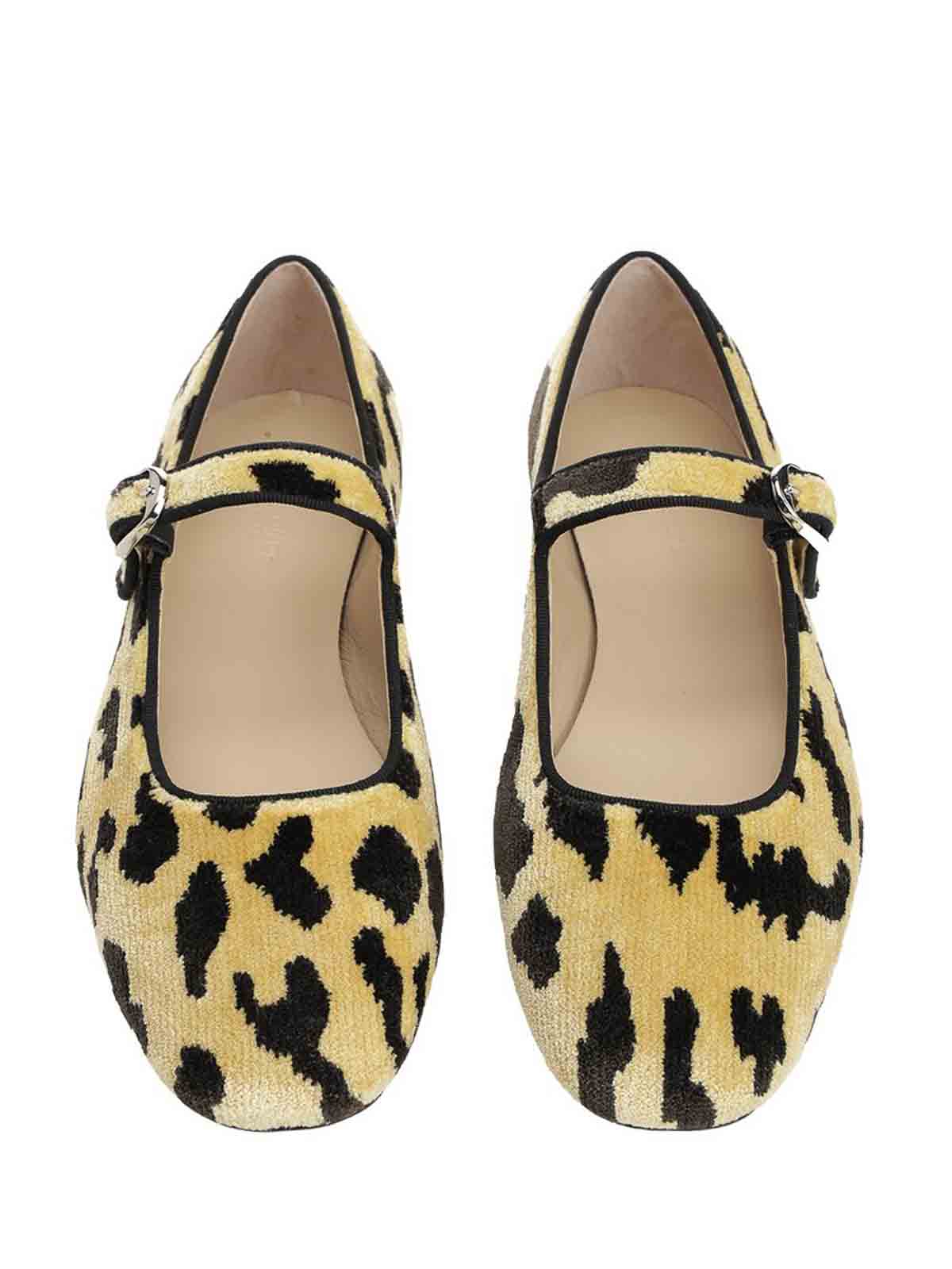 Le Monde Beryl Bevilacqua Leopard Print Mary Jane In Multi