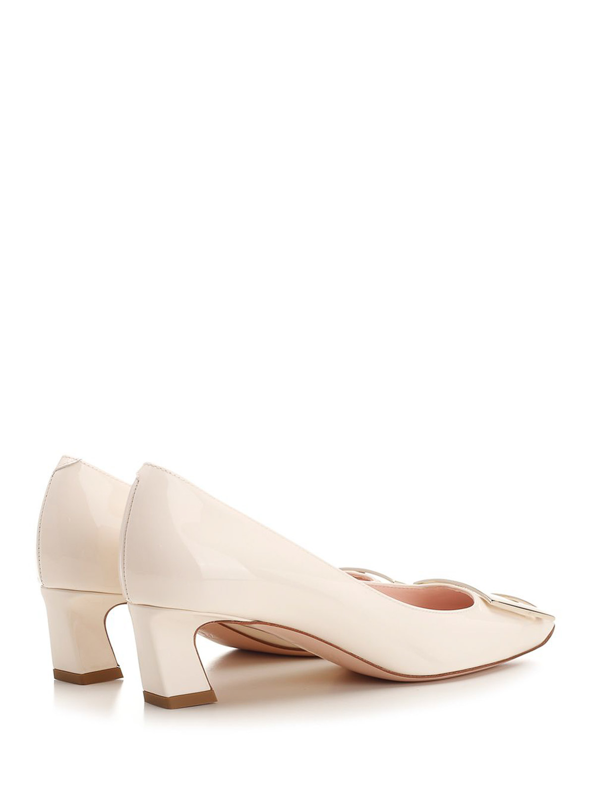 Roger Vivier Trompette Pumps In White