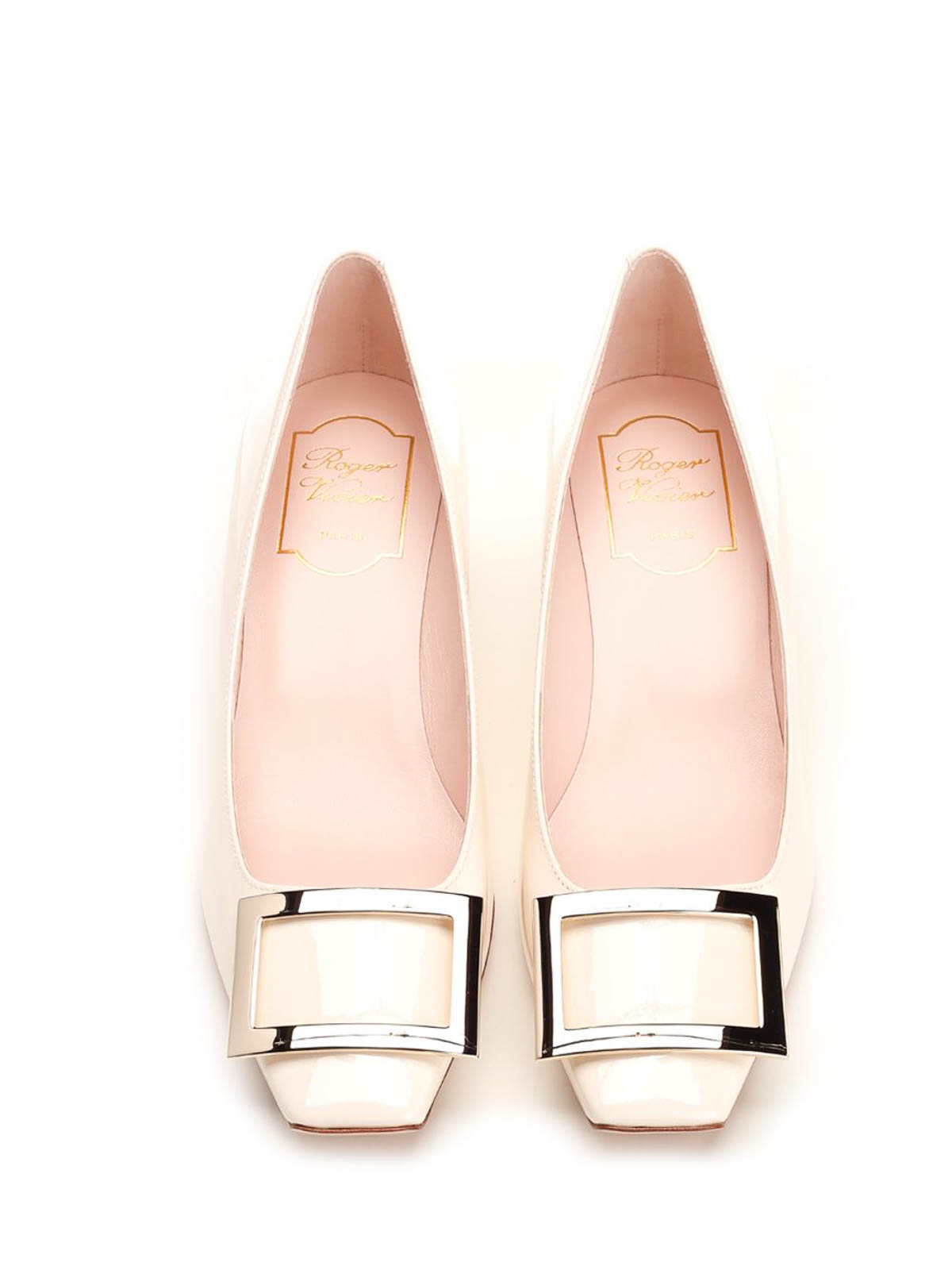 Roger Vivier Trompette Pumps In White