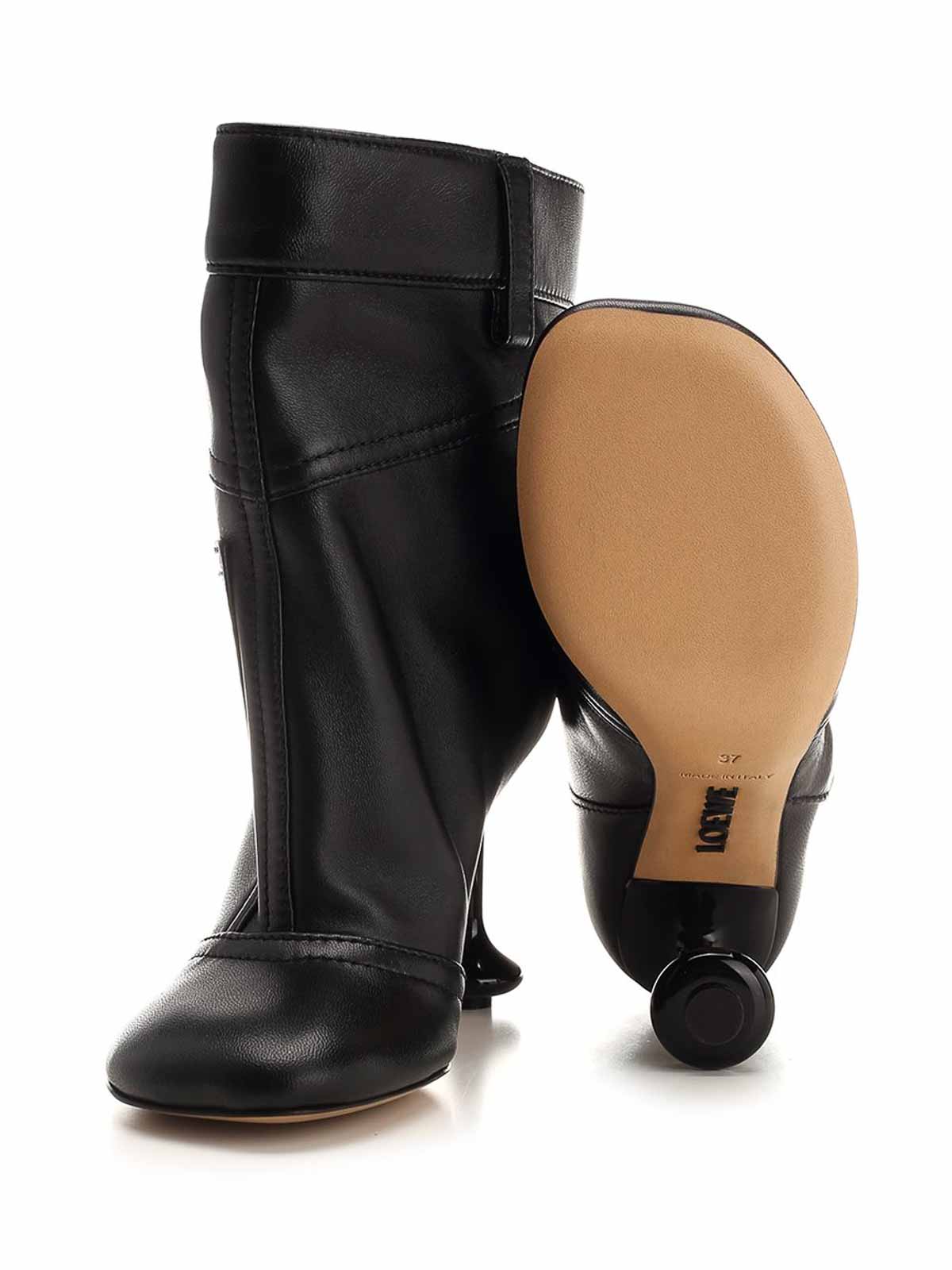 Loewe Toy Ankle Boot In Black