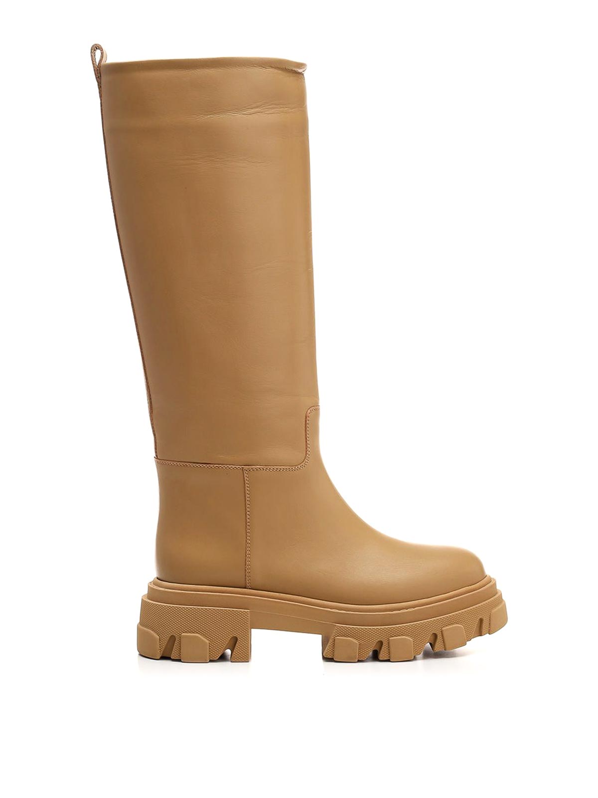 Gia Couture Perni Boots Beige In Brown
