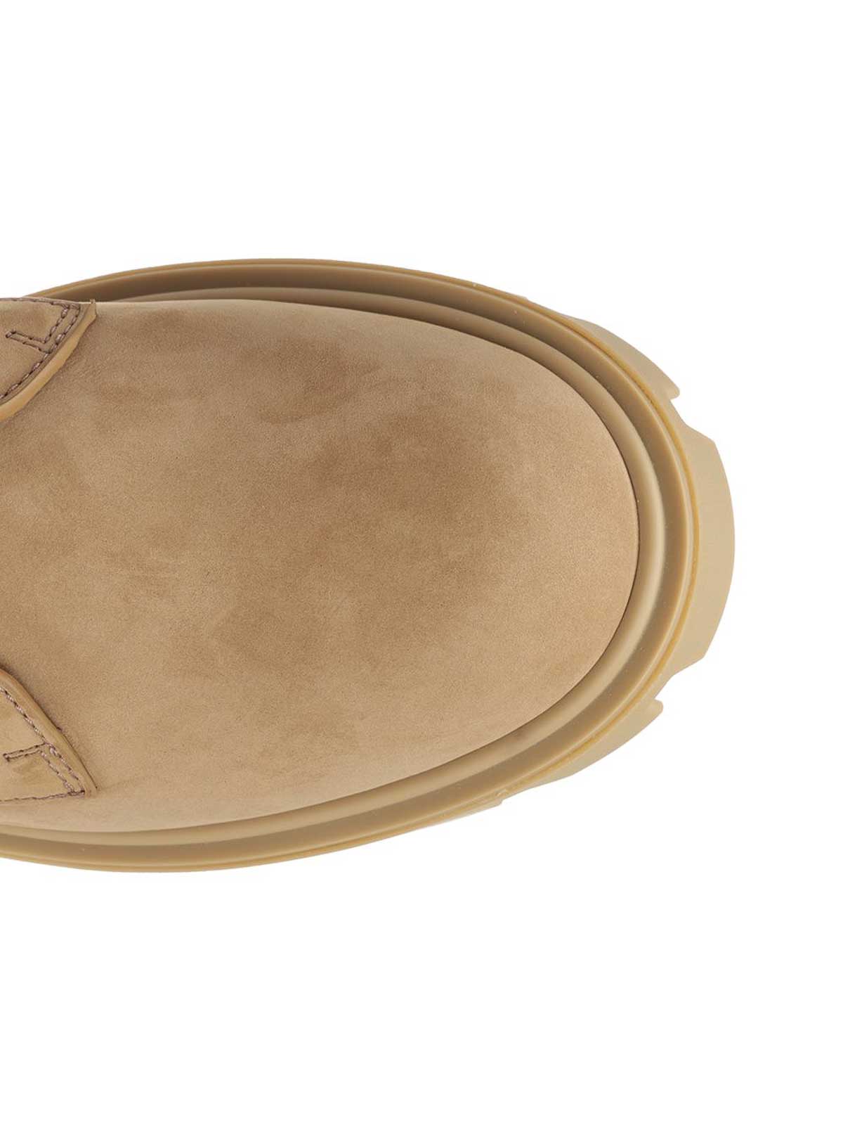 Moncler Peak City Ankle Boots Sneakers Beige In Neutral