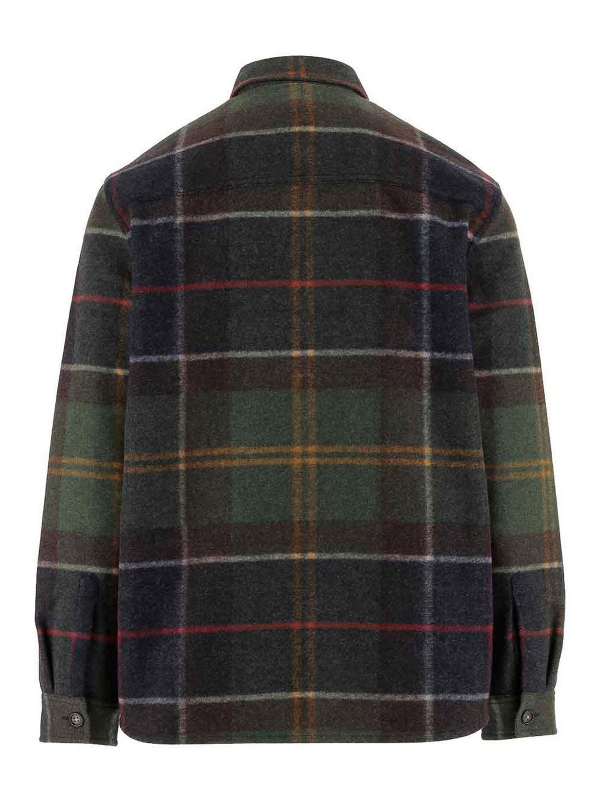 Barbour Oversize Shirt With Check Pattern In Green