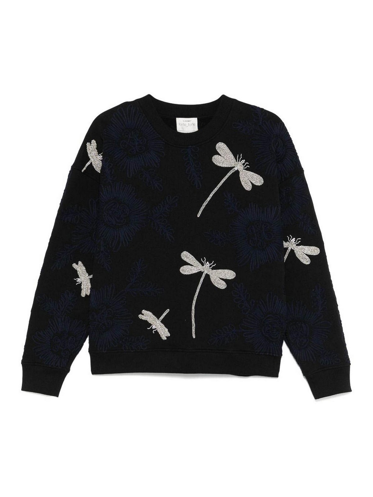 Forte Forte Black Cotton  Sweatshirt
