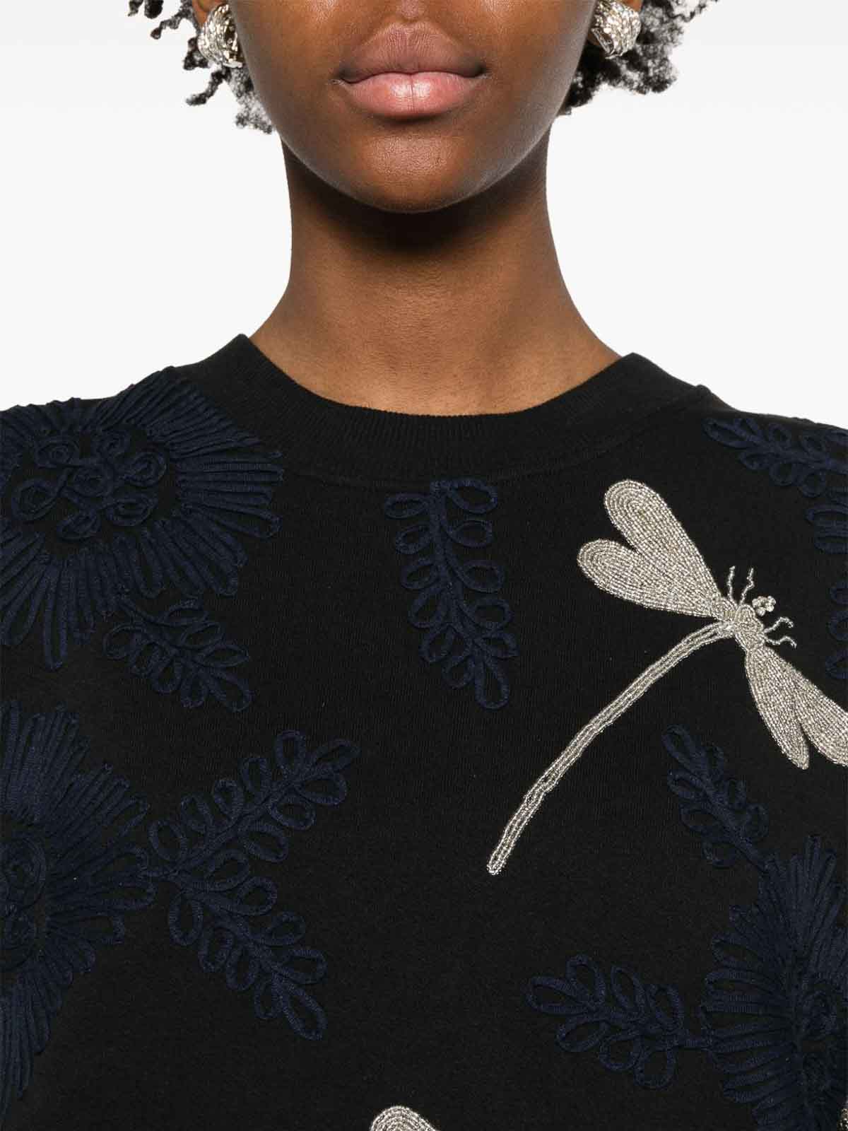 Forte Forte Long-sleeved Sweater In Black
