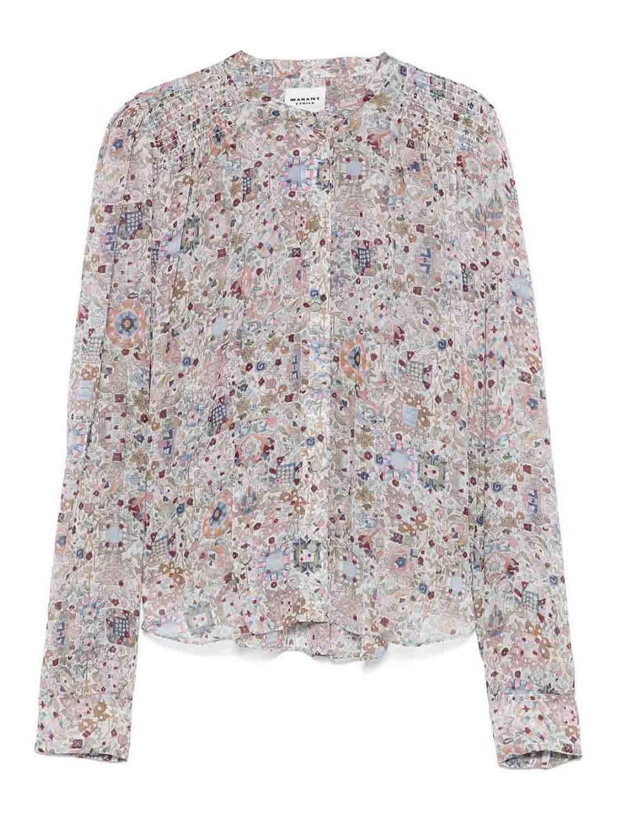 Isabel Marant Étoile Blouse With Abstact Pattern In Multi