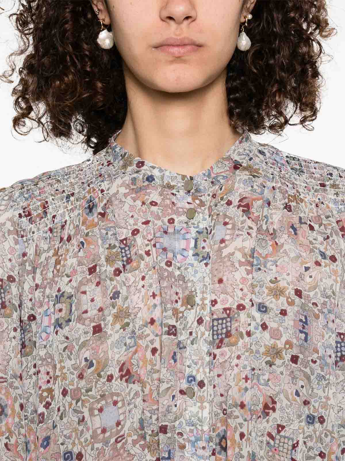 Isabel Marant Étoile Isabel Marant Etoile Grey Viscose Shirt In Multi
