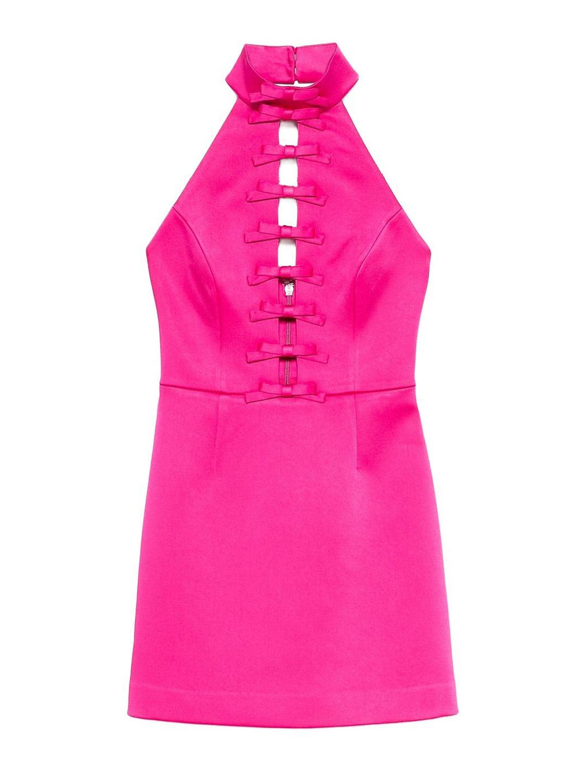 Rebecca Vallance Short Dress With Halter Neckline In Pink