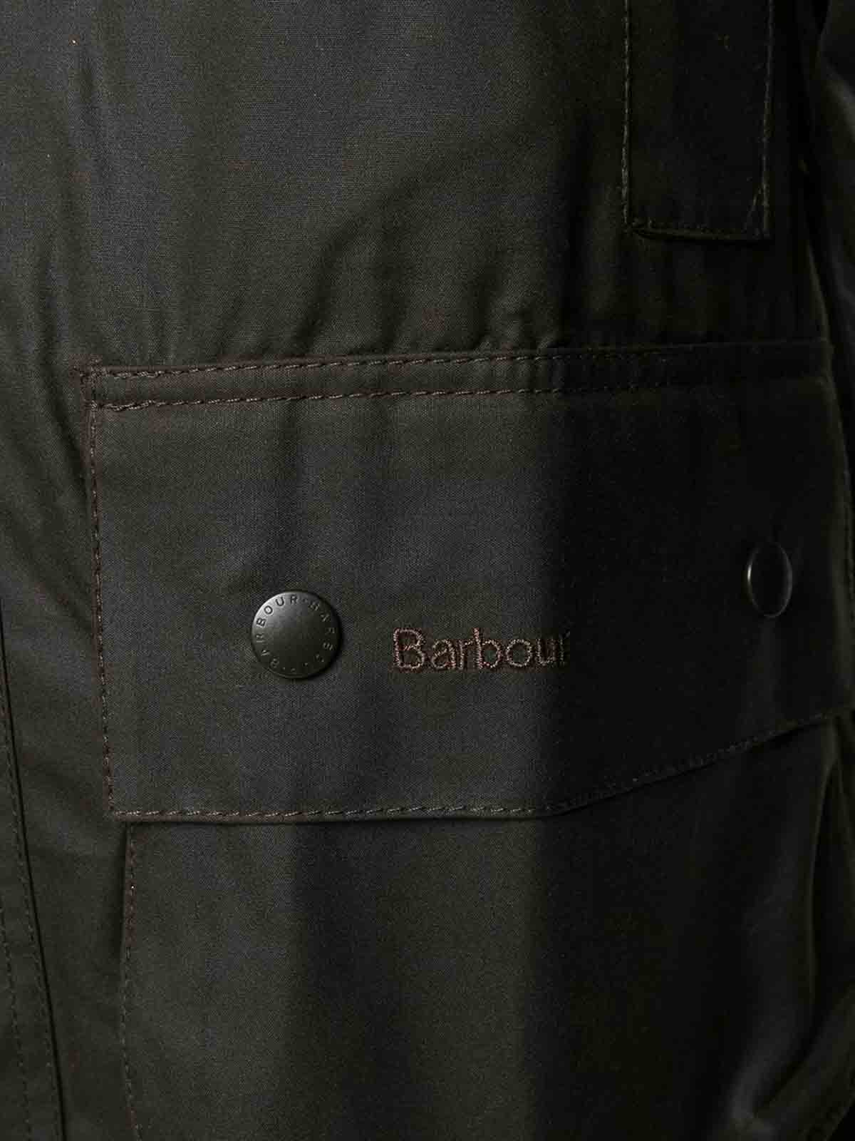 Barbour Classic Beaufort - Waxed Cotton Jacket In Black